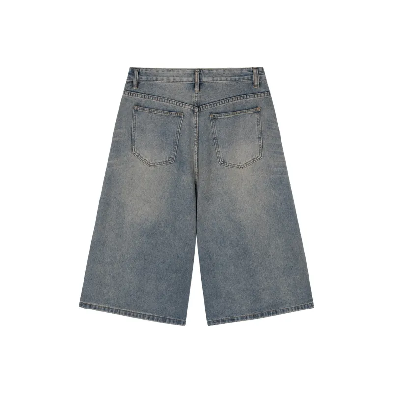V37 Denim Shorts Unisex-8