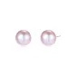 Chinese Steamed Bun Pearl Earring Post