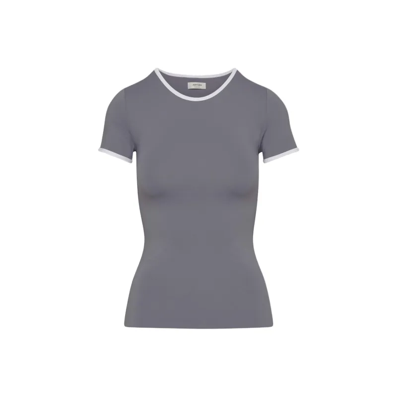 ARITZIA T Shirts Women's Vintage Navy/White/Vintage Marine Blue/White-0