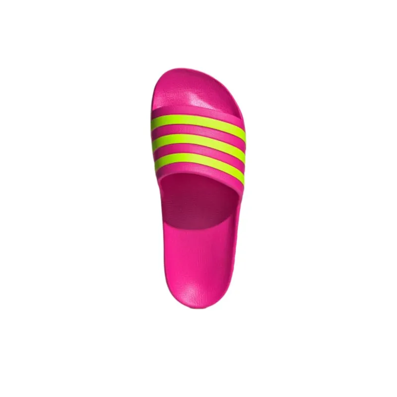 Adidas Women's Adilette Aqua Slide 'Shock Pink Solar Slime' Women's-2