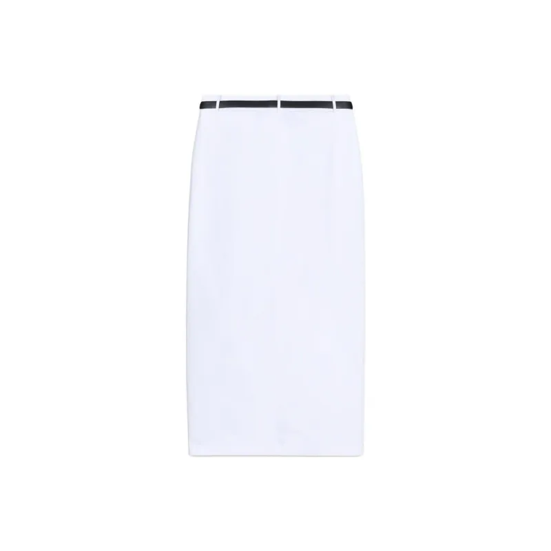 ZARA Casual Long Skirts Women's White-1