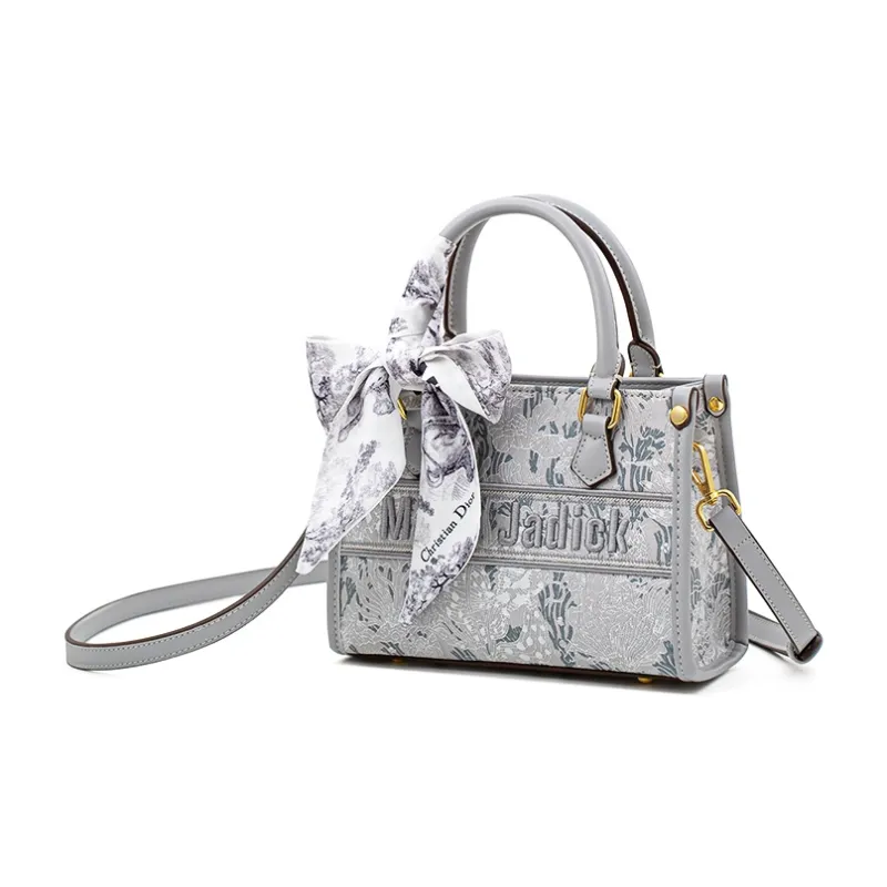 Vigno Synthetic Leather Handbag, One Shoulder, Crossbody Bag Regular Women's Gray-2
