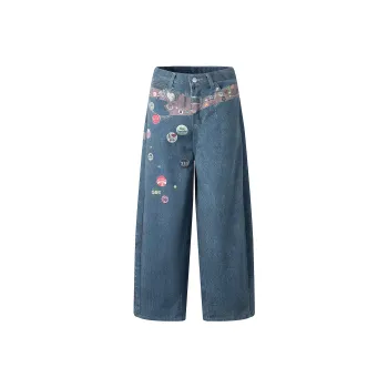 GDRX Jeans Unisex Blue