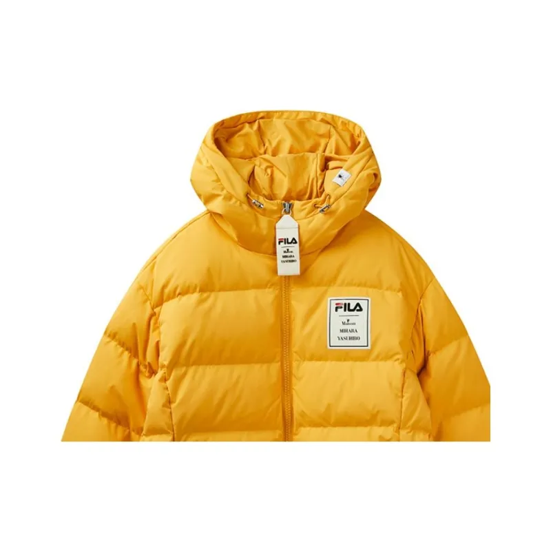 FILA MIHARA Down Jacket Women's Mango Gold-1