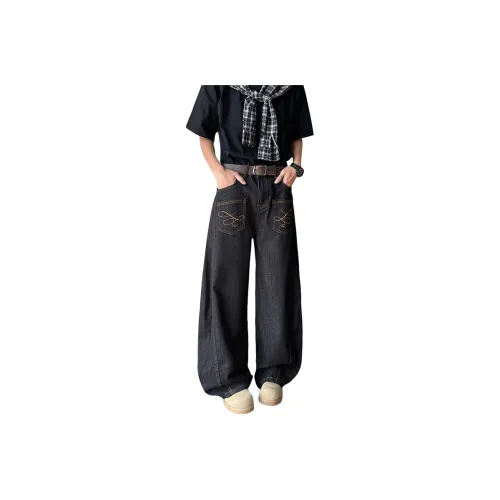 NVRFRGT Jeans Unisex Black