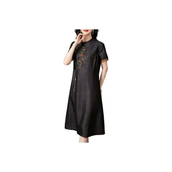 Yi Mengyuan Short Sleeved Dress Women's