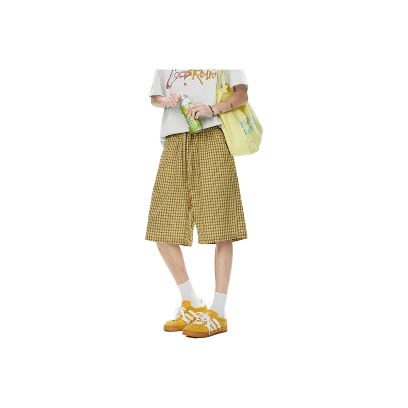 OPMO Casual Shorts Unisex Yellow-0