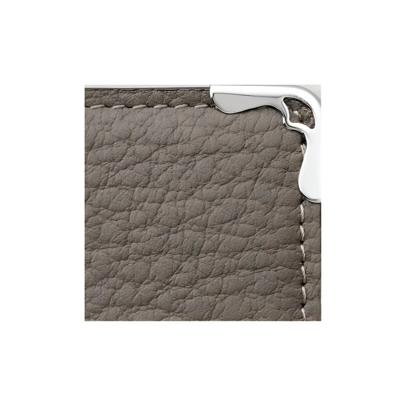 CARTIER Calfskin Card Holder Women's Taupe-2