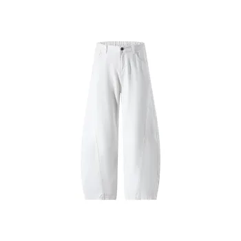 MashiMaro Jeans Unisex White
