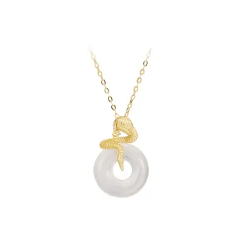 WINGSTOP Chalcedony Jade Necklaces Women's