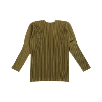 Homme Plissé Issey Miyake Plissé effect T shirt