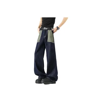NEAR HERE Jeans Unisex Dark Blue ★★★★★