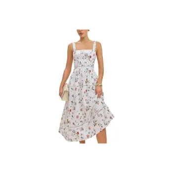 REFORMATION Everett Linen Dress Slip Dress Women's