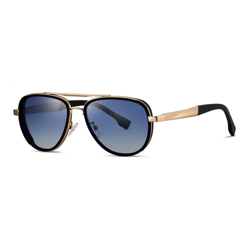 CYXUS TR/Memory Plastic Aviator Sunglasses Men's-12