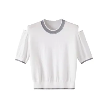 Late White Knitwear Women's Ecru