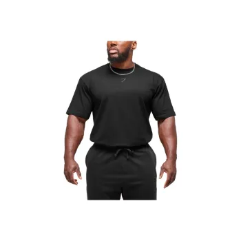 GYMSHARK T Shirts Unisex Black