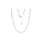 Short Bead Pearl Minimalist Style 925 Clasp Necklace
