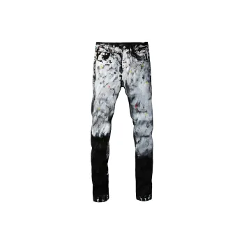 RASHOMONG Jeans Unisex Black