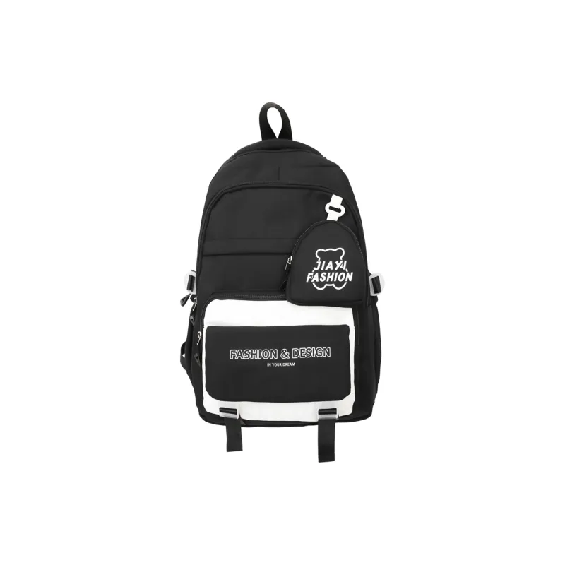 Yalu Nylon Backpack Unisex Multicolor-9