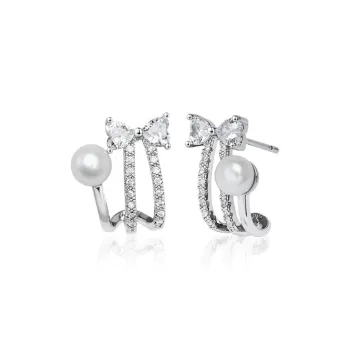 IDOKAWA Pearl Stud Earrings Women's
