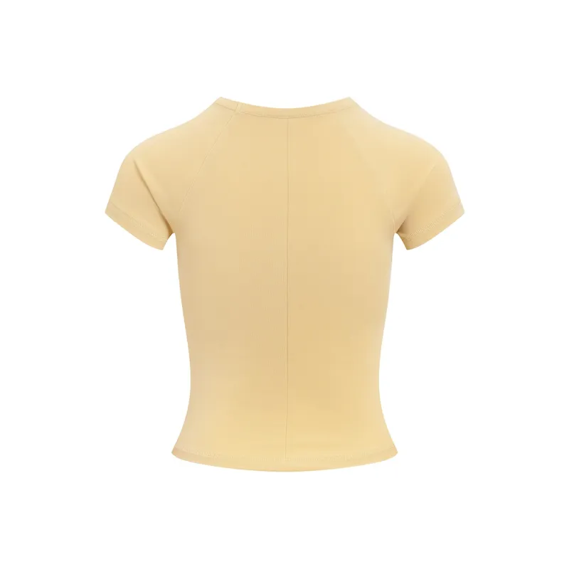 Ariseism T Shirts Women's Yellow-1