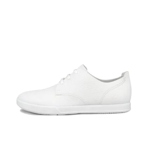 Ecco Low Top Casual Shoes Men's White