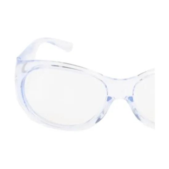 COURREGES Acetate Oval Sunglasses Women's Transparent-2