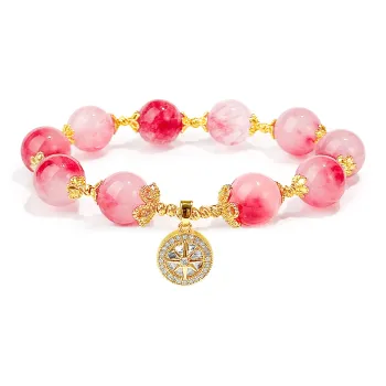 PUTUOSHANWENCHUANG Chalcedony Jade Bracelets Unisex