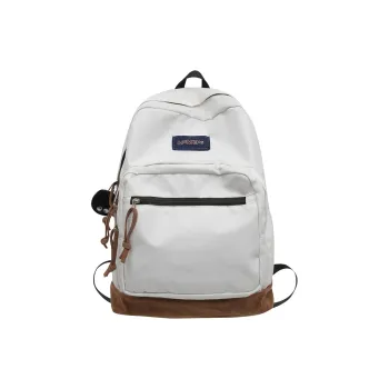 WICKBUEN Nylon Backpack Regular Unisex Ecru/Black/Red/Dark Blue