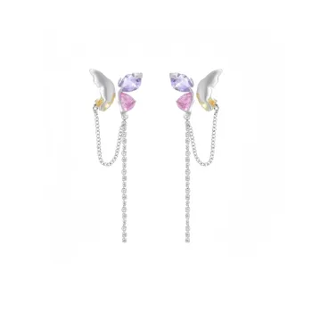 Barbie S925 Silver Earrings Women's Silver