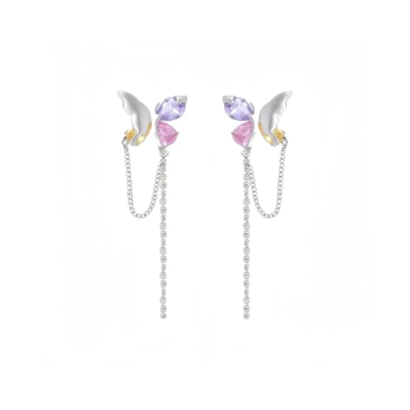 Barbie S925 Silver Earrings Women's Silver-0