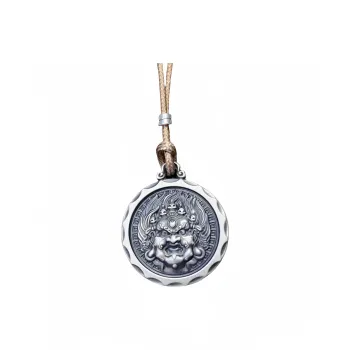 BKBU 999 Fine Silver Foot Silver Pendants Unisex