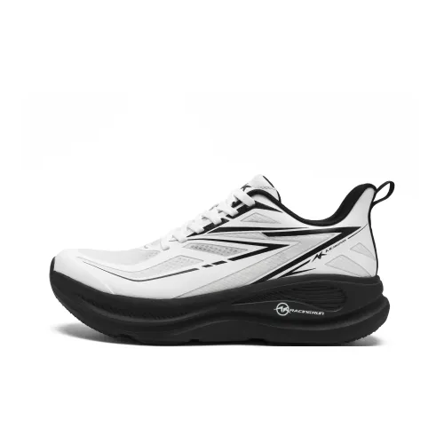 A.KNACKFUSS Low Top Running Shoes Unisex White Ink Strong Type