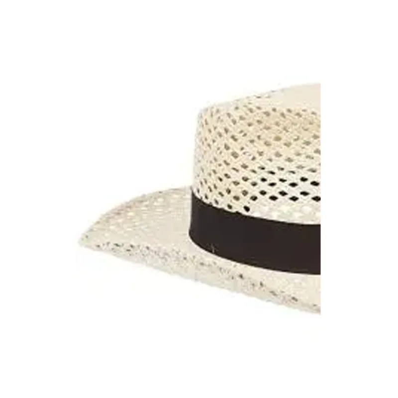 Borsalino Straw Top Hats Unisex Yellow-1