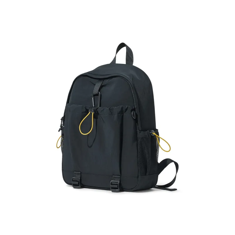 BOSTANTEN Fabric Backpack Men's Black/Green-1