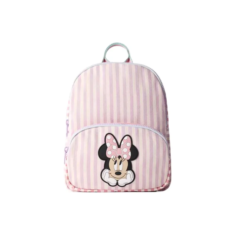 ZARA Cotton Backpack Women's Pink-0