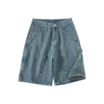 IGOI Denim Shorts Unisex Dark Blue