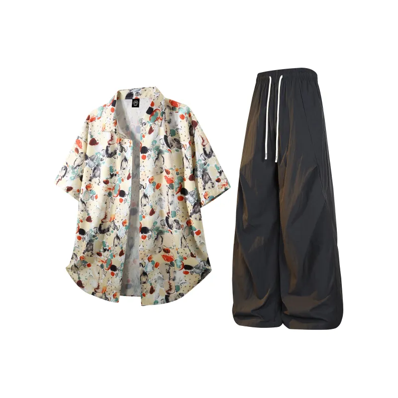 Supremo Cat Shirt Matching Set Unisex-28