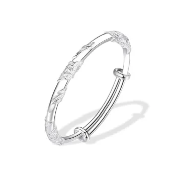 UX 999 Fine Silver Bangles Unisex