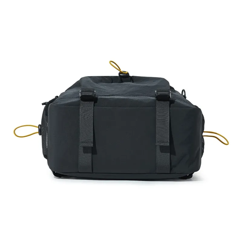 BOSTANTEN Fabric Backpack Men's Black/Green-4