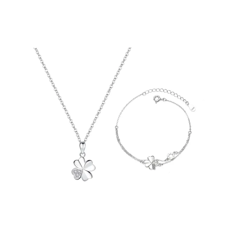 Asia Star Sterling Silver S999 Fine Silver Necklaces Women's-5
