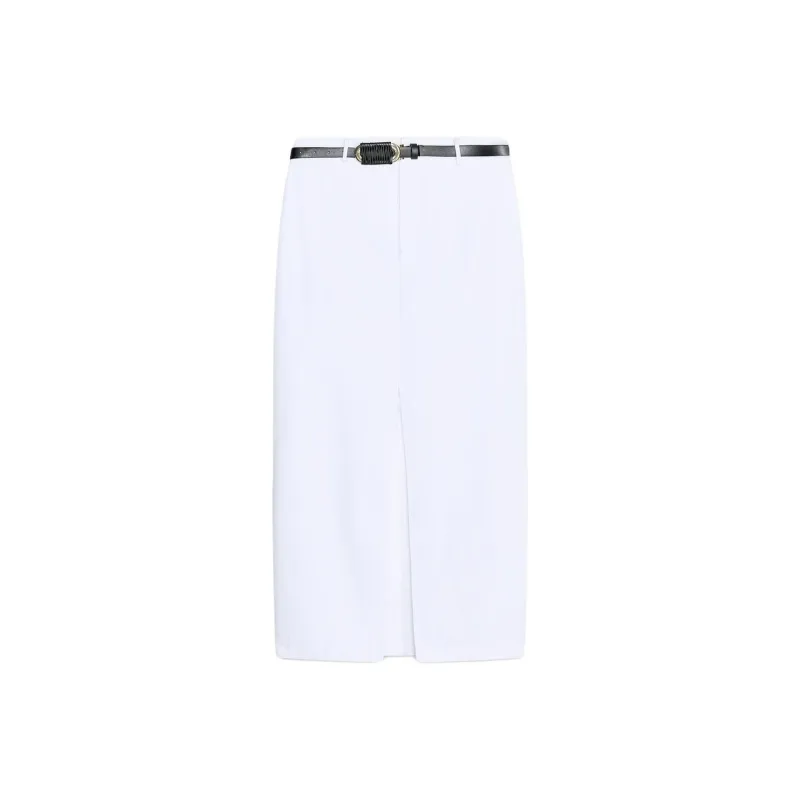 ZARA Casual Long Skirts Women's White-0