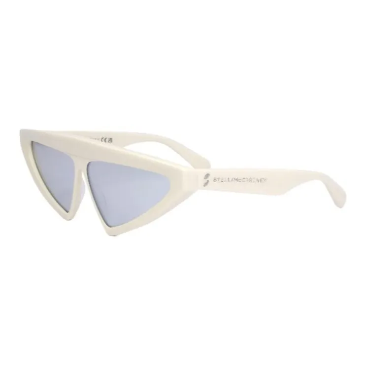 Stella McCartney Irregular Shape Sunglasses Women's Beige-0