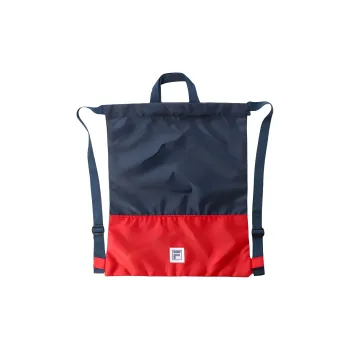 FILA Polyester Backpack Unisex Sea Blue & Red
