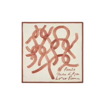 Loro Piana Cashmere, Silk Scarves Women's White