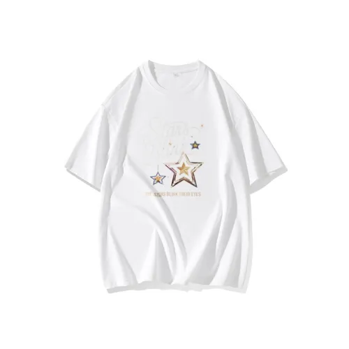 FAIRWHALE Drop Shoulder Sleeve T Shirt Women's