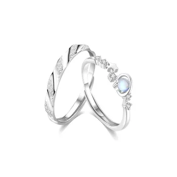 Master Kim Glass Cat Eye Rings Unisex