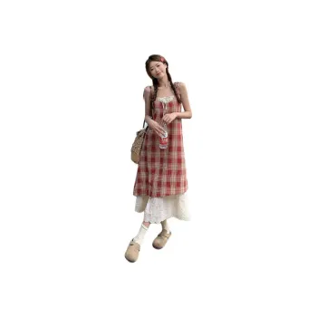 Dior Beauty Slip Dresses Women's Red