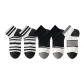 2 Black Stripes+2 Black+1 Gray Wide Stripe
