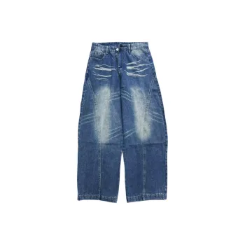 HKRXEC Jeans Men Blue